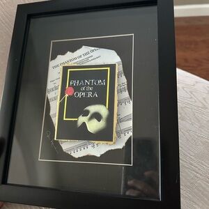 Phantom of the Opera Framed Shadow Box Wall Art